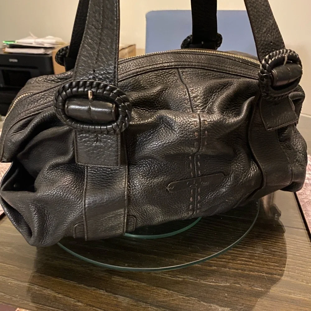 Cole Haan Black Leather Shoulder Bag